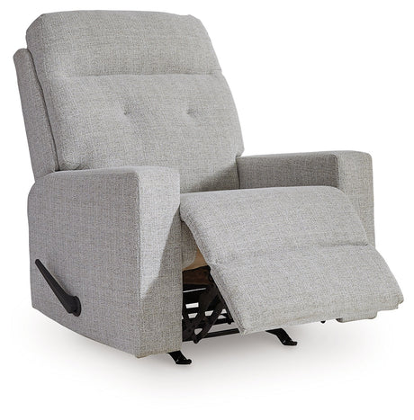 Skillins Stone Recliner by Ashley at Eve Furniture