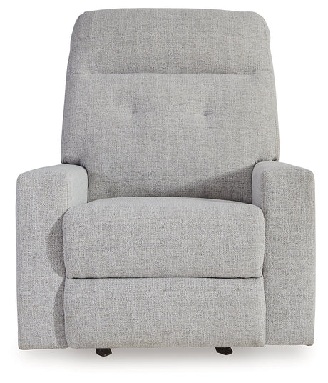 Skillins Stone Recliner by Ashley at Eve Furniture