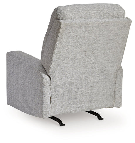 Skillins Stone Recliner by Ashley at Eve Furniture