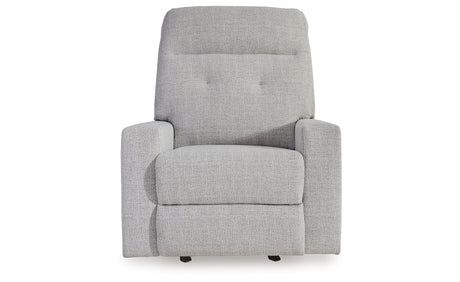 Skillins Stone Recliner by Ashley at Eve Furniture