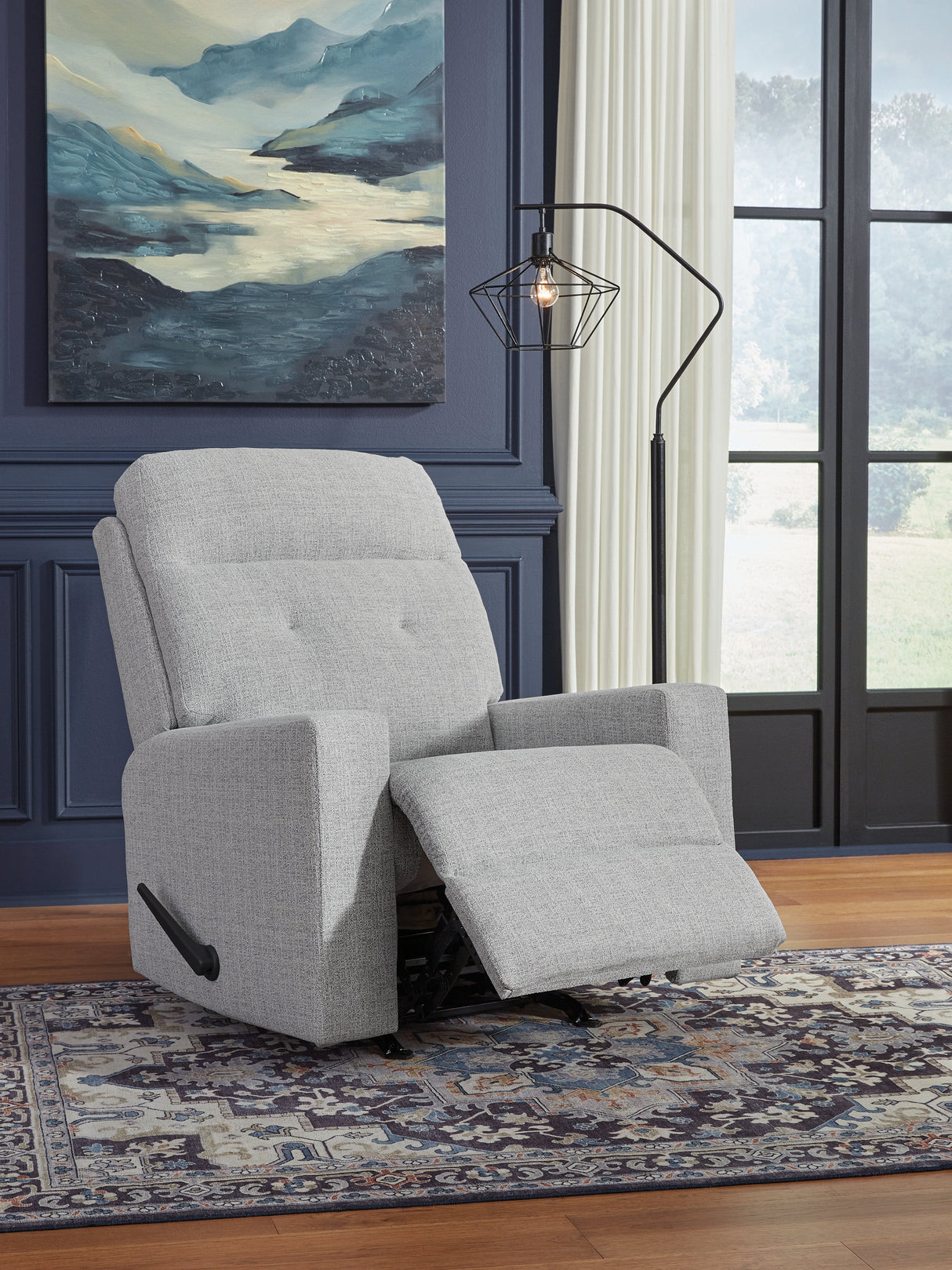 Skillins Stone Recliner by ASHLEY FURNITURE at Eve Furniture