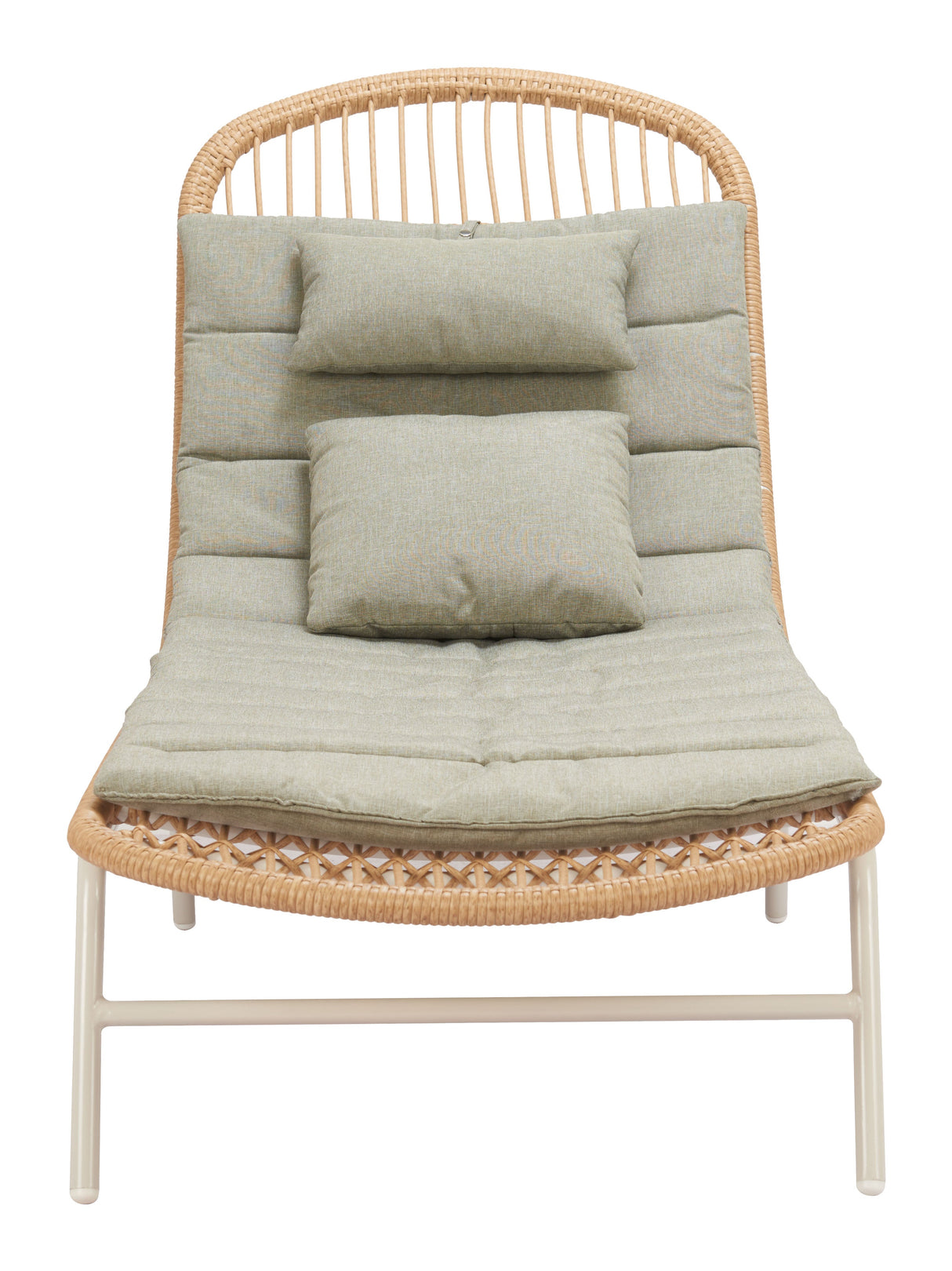Skim Multicolor Outdoor Chaise Lounge by Zuomod at Eve Furniture