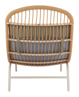 Skim Multicolor Outdoor Chaise Lounge by Zuomod at Eve Furniture