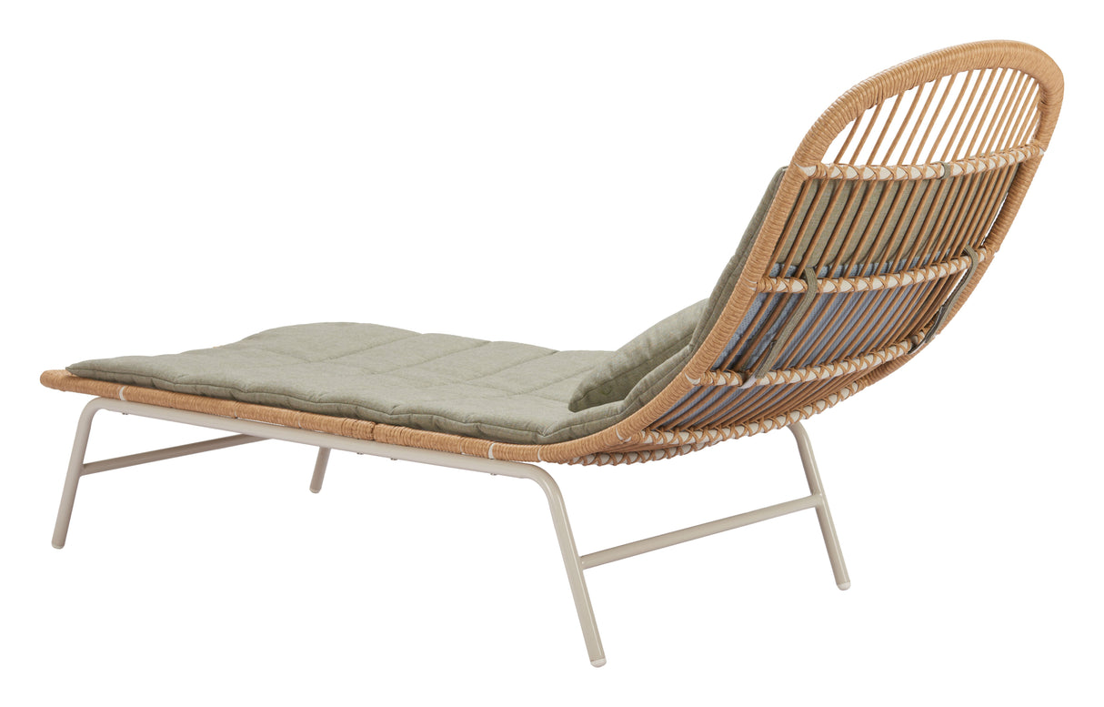 Skim Multicolor Outdoor Chaise Lounge by Zuomod at Eve Furniture