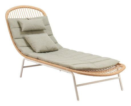Skim Multicolor Outdoor Chaise Lounge by Zuomod at Eve Furniture