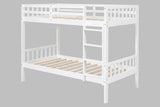 Sky Twin/Twin Bunk Bed White by Happy Homes at Eve Furniture
