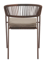 Skye Brown Outdoor Dining Chair (Set of 2) by Zuomod at Eve Furniture