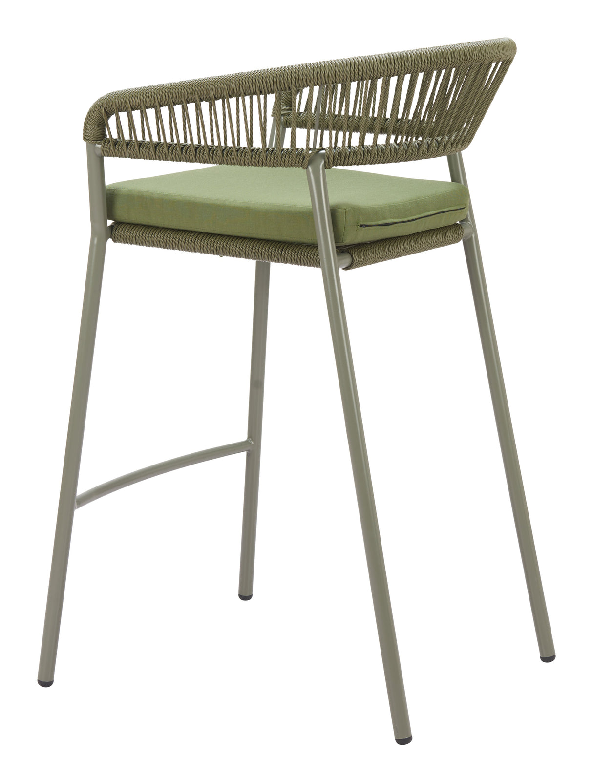 Skye Green Outdoor Barstool (Set of 2) by Zuomod at Eve Furniture