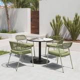 Skye Green Outdoor Dining Chair (Set of 2) by Zuomod at Eve Furniture
