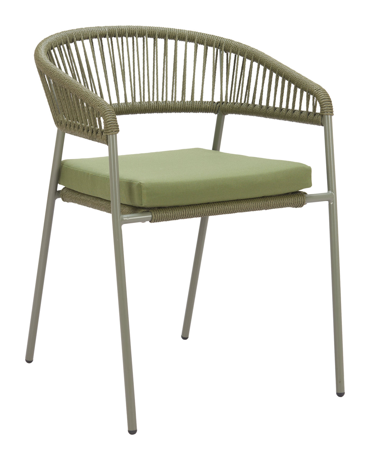 Skye Green Outdoor Dining Chair (Set of 2) by Zuomod at Eve Furniture