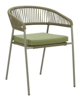 Skye Green Outdoor Dining Chair (Set of 2) by Zuomod at Eve Furniture