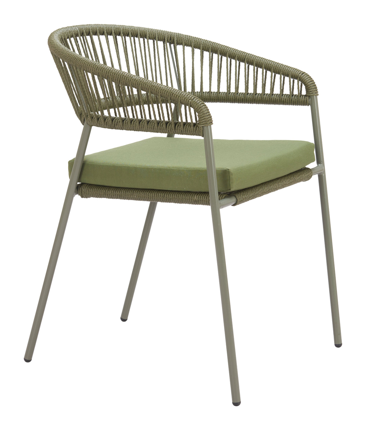 Skye Green Outdoor Dining Chair (Set of 2) by Zuomod at Eve Furniture