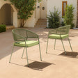 Skye Green Outdoor Dining Chair (Set of 2) by Zuomod at Eve Furniture
