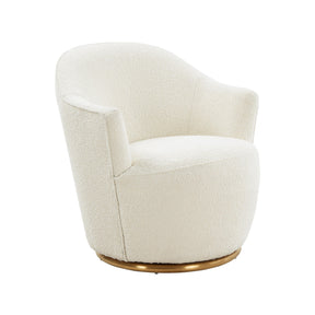 Skyla Performance Boucle Swivel Accent Chair by TOV Furniture at Eve Furniture
