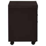 Skylar 3-Drawer Mobile File Cabinet Cappuccino