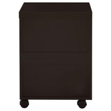 Skylar 3-Drawer Mobile File Cabinet Cappuccino