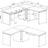Skylar 4-Piece Desk Set by Coaster at Eve Furniture