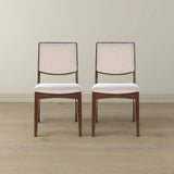 Skylar Beige Fabric Dining Chair (Set Of 2) by Ashcroft Imports at Eve Furniture