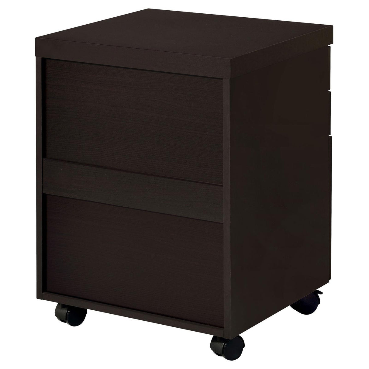 Skylar Cappuccino 3-Drawer Mobile File Cabinet by Coaster at Eve Furniture