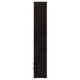 Skylar Cappuccino 5-Shelf Bookcase with Storage Drawer by Coaster at Eve Furniture