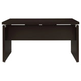 Skylar Cappuccino Computer Desk with Keyboard Drawer by Coaster at Eve Furniture
