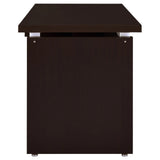 Skylar Cappuccino Computer Desk with Keyboard Drawer by Coaster at Eve Furniture
