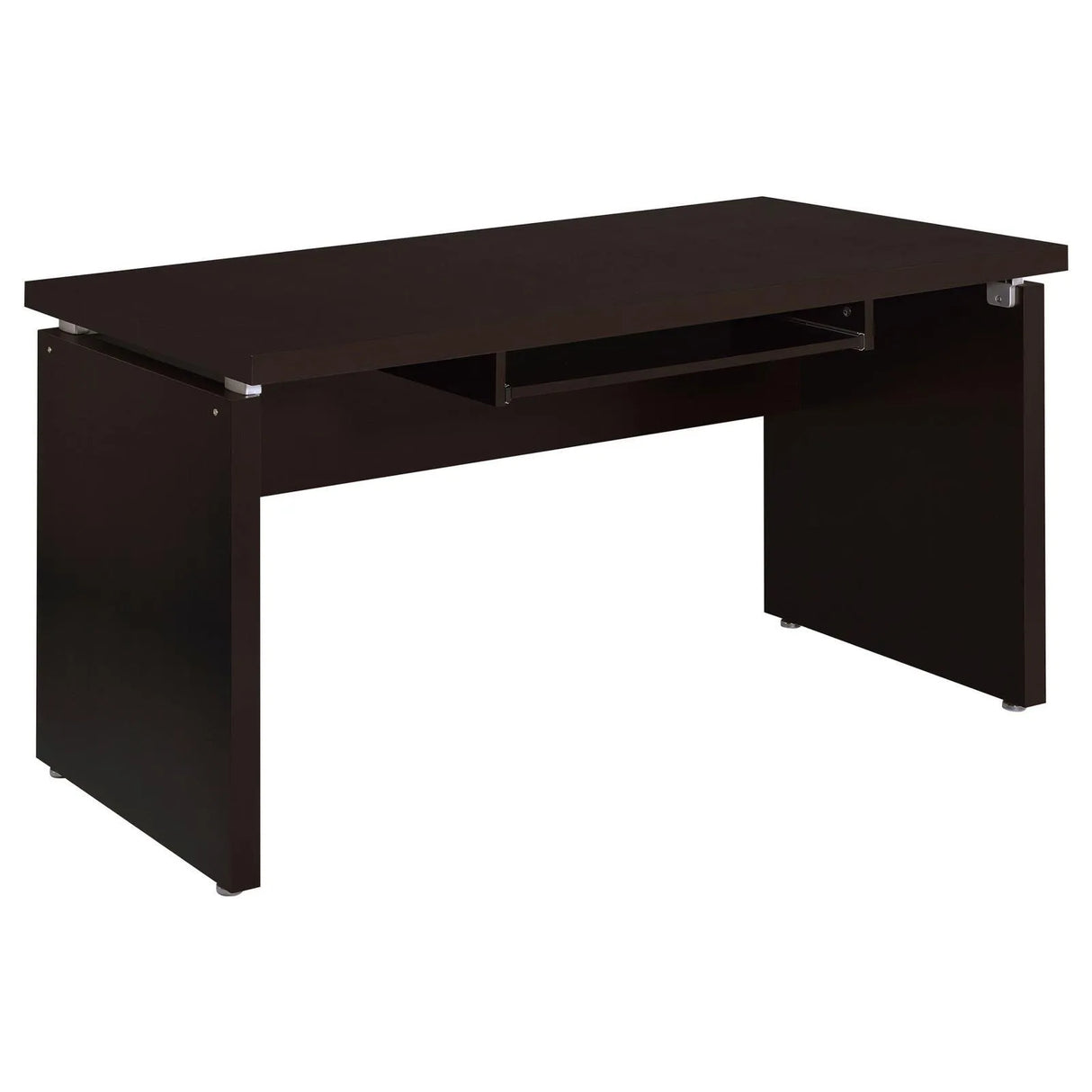 Skylar Cappuccino Computer Desk with Keyboard Drawer by Coaster at Eve Furniture