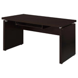 Skylar Cappuccino Computer Desk with Keyboard Drawer by Coaster at Eve Furniture