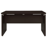 Skylar Cappuccino Computer Desk with Keyboard Drawer by Coaster at Eve Furniture