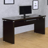 Skylar Cappuccino Computer Desk with Keyboard Drawer by Coaster at Eve Furniture