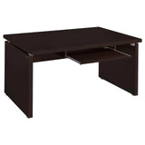 Skylar Cappuccino Computer Desk with Keyboard Drawer by Coaster at Eve Furniture