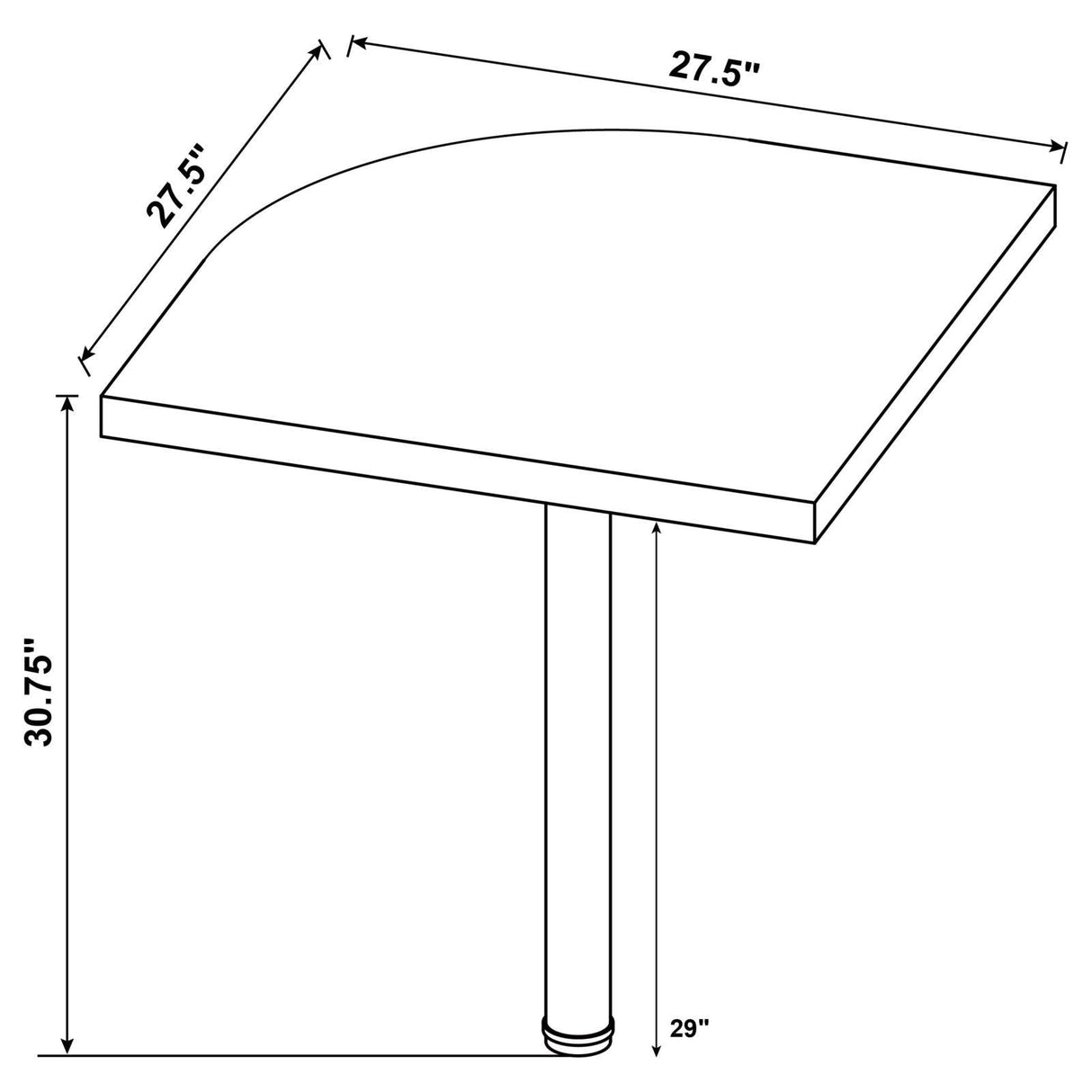 Skylar Cappuccino Engineered Wood L-Shape Computer Desk by Coaster at Eve Furniture