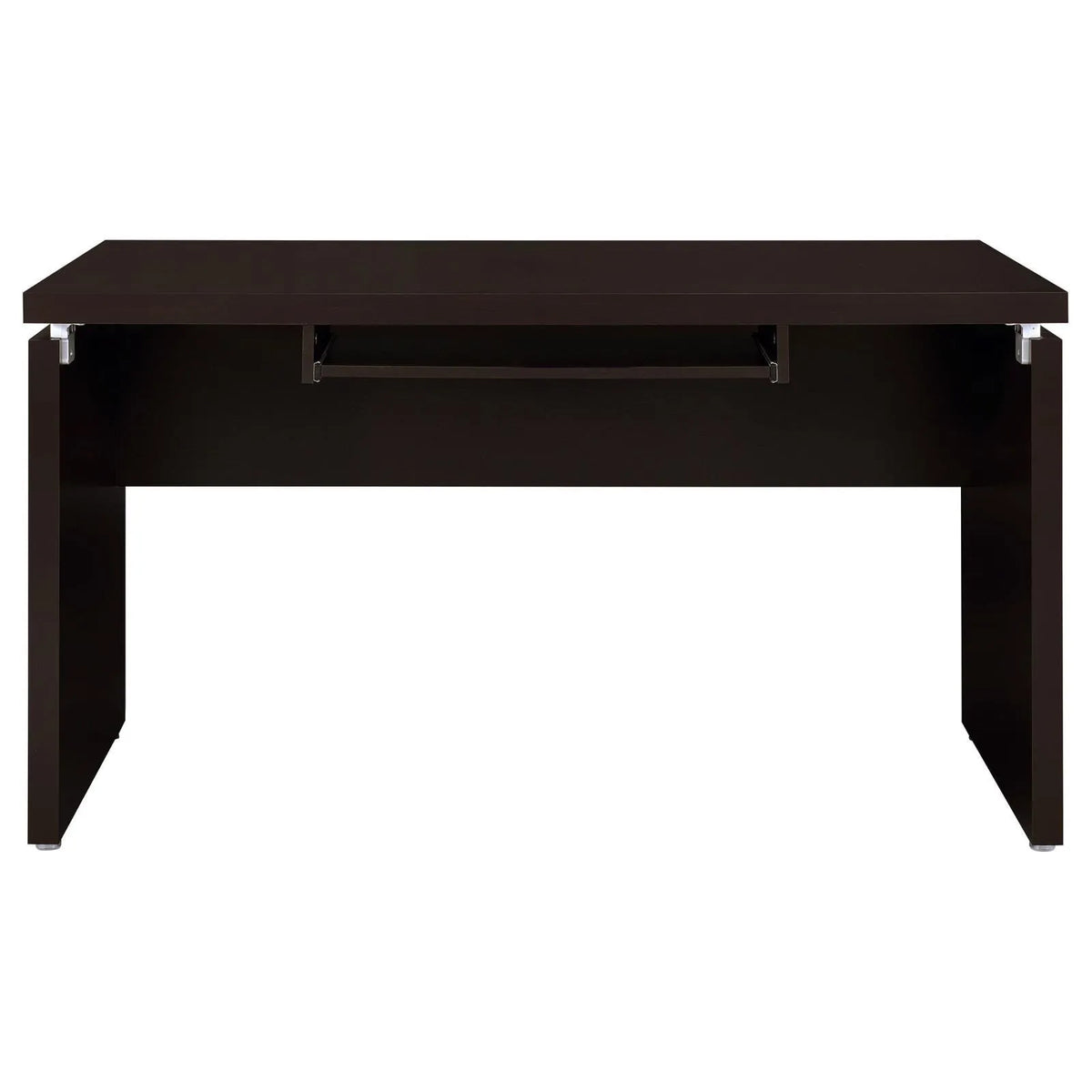 Skylar Cappuccino Engineered Wood L-Shape Computer Desk by Coaster at Eve Furniture
