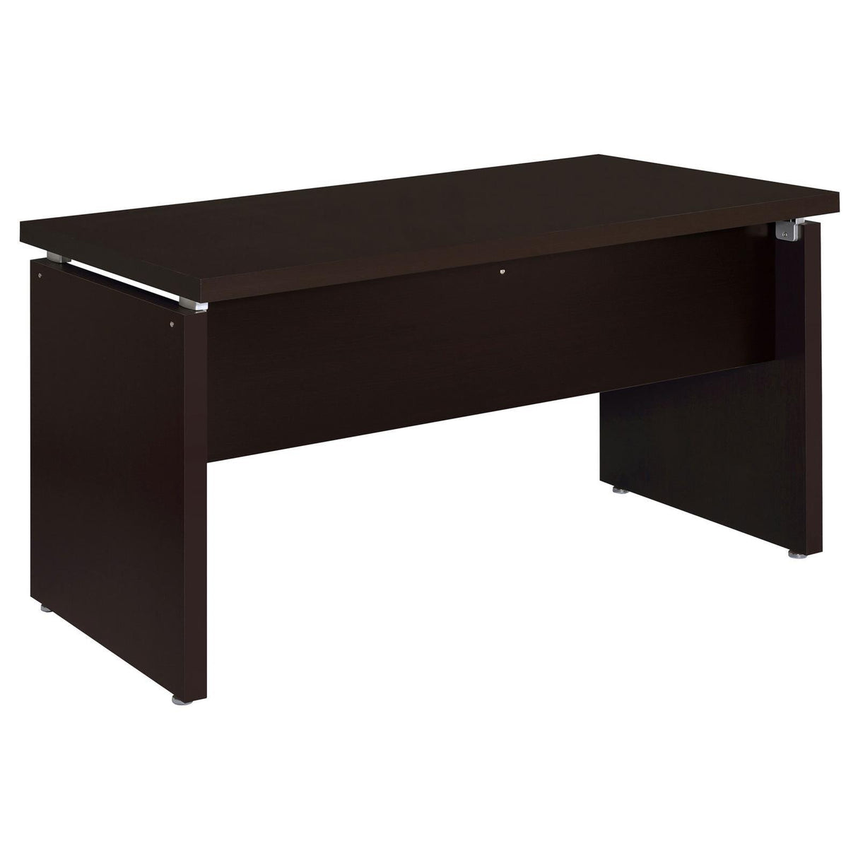 Skylar Cappuccino Engineered Wood L-Shape Computer Desk by Coaster at Eve Furniture