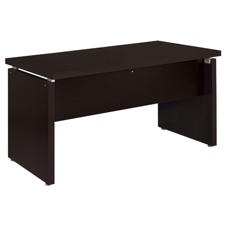 Skylar Cappuccino Engineered Wood L-Shape Computer Desk by Coaster at Eve Furniture