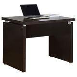 Skylar Cappuccino Engineered Wood L-Shape Computer Desk by Coaster at Eve Furniture