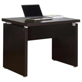 Skylar Cappuccino Engineered Wood L-Shape Computer Desk by Coaster at Eve Furniture