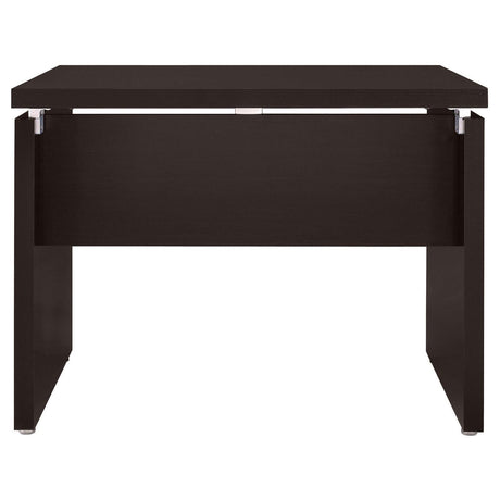 Skylar Cappuccino Engineered Wood L-Shape Computer Desk by Coaster at Eve Furniture