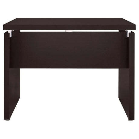 Skylar Cappuccino Engineered Wood L-Shape Computer Desk by Coaster at Eve Furniture