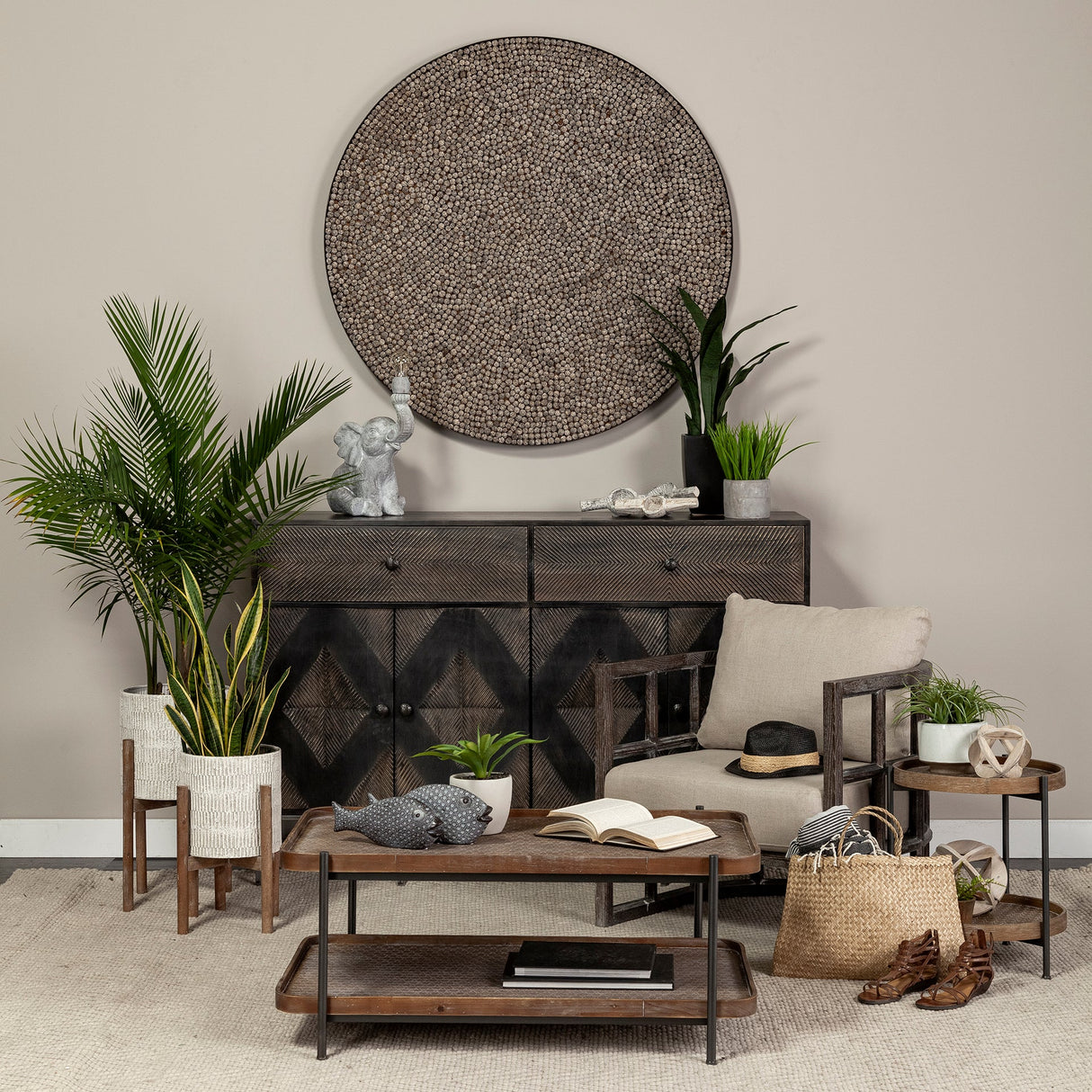 Skylar I Cream Fabric Covered Cushioned Demi-Lune Wooden Frame Accent Chair by Mercana at Eve Furniture