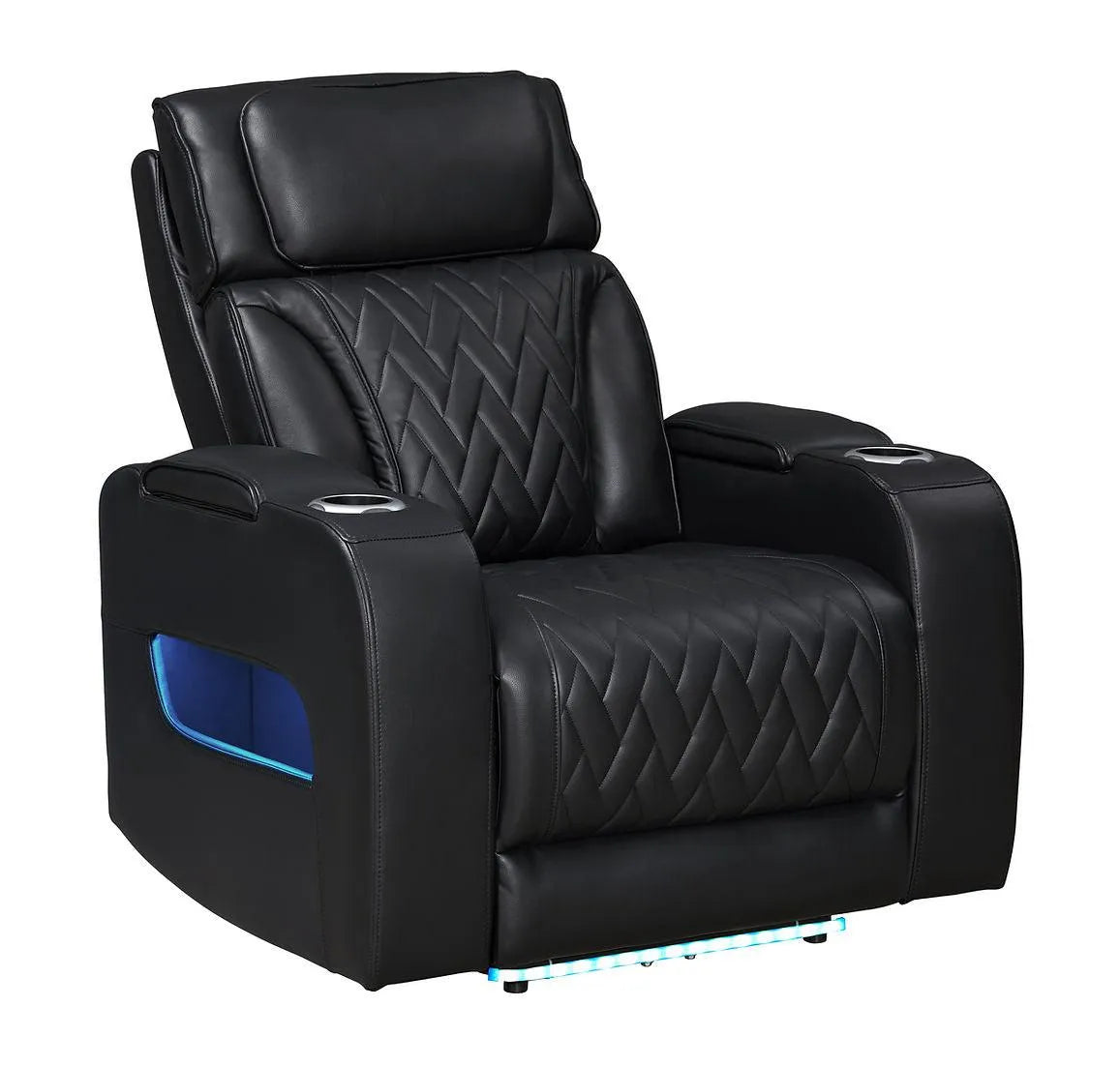 Skyline Black 3-Piece Power Reclining Living Room Set by New Era Innovations at Eve Furniture