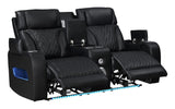Skyline Black 3-Piece Power Reclining Living Room Set by New Era Innovations at Eve Furniture