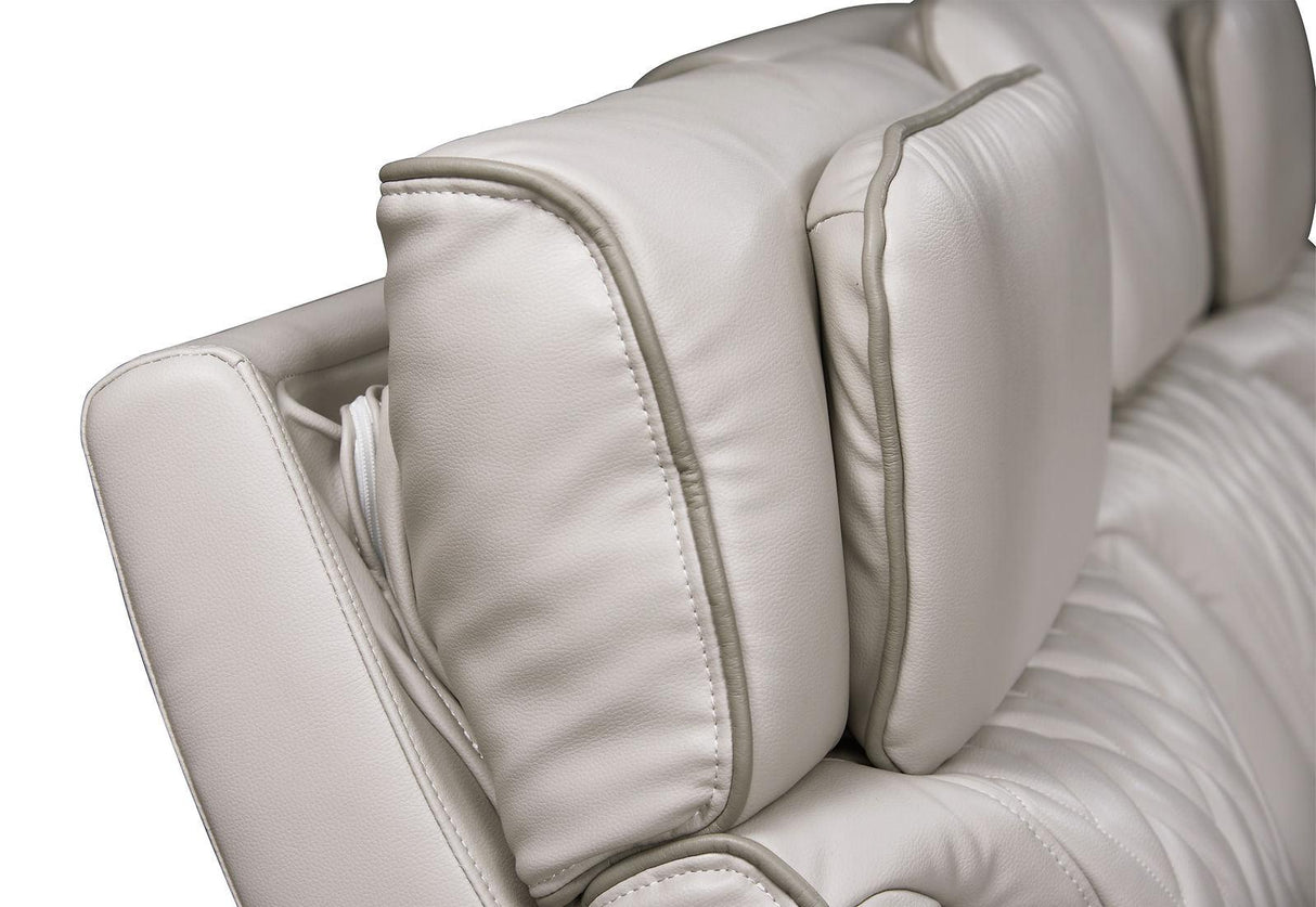 Skyline Sand 3-Piece Power Reclining Living Room Set by New Era Innovations at Eve Furniture