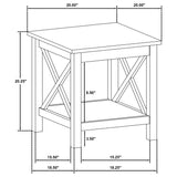 Skyview White 3-piece Rectangular Lift Top Coffee Table Set by Coaster at Eve Furniture