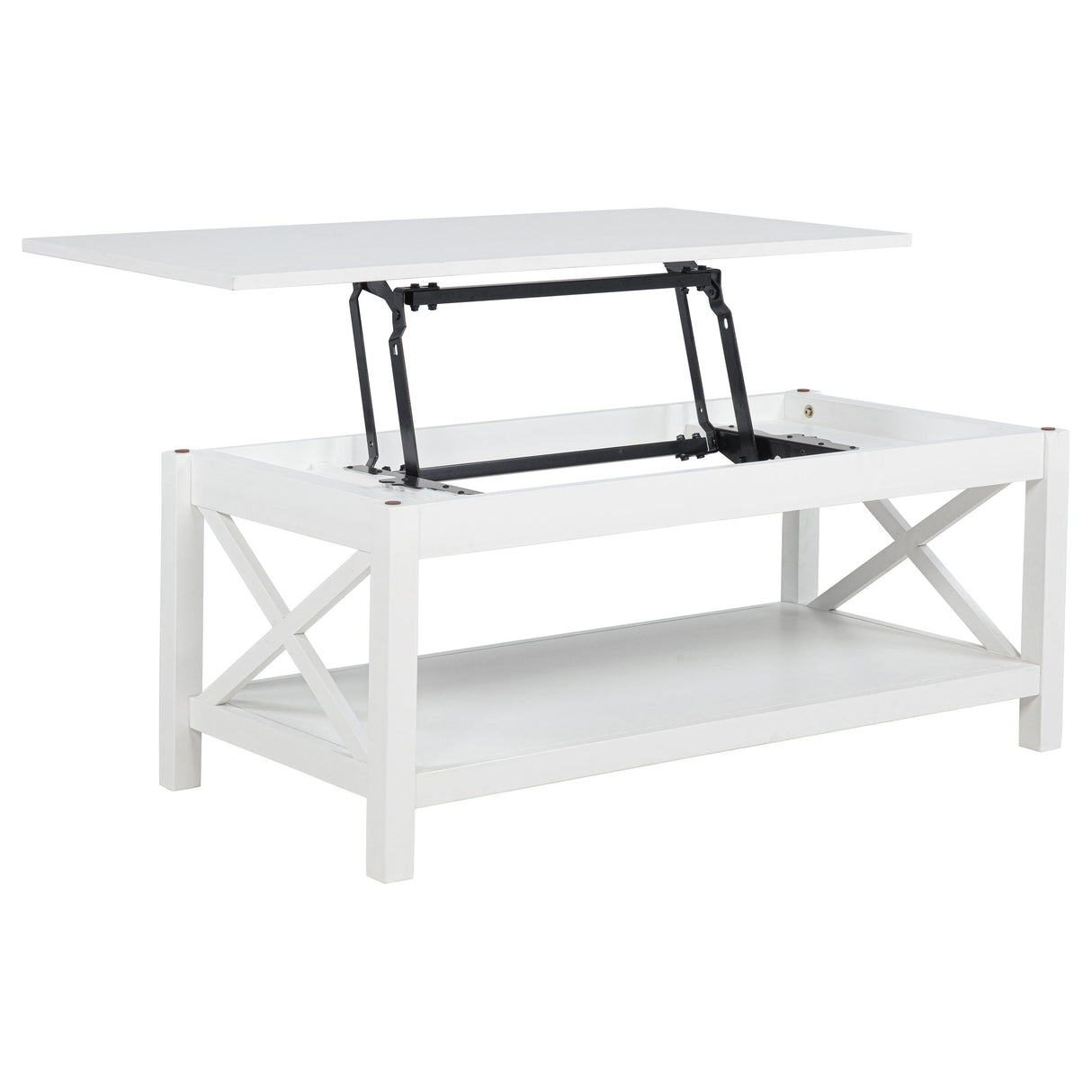 Skyview White 3-piece Rectangular Lift Top Coffee Table Set by Coaster at Eve Furniture