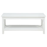 Skyview White 44-inch Rectangular Lift Top Coffee Table by Coaster at Eve Furniture