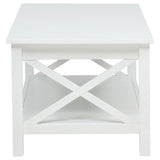 Skyview White 44-inch Rectangular Lift Top Coffee Table by Coaster at Eve Furniture