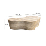 Slab Concrete Indoor / Outdoor Coffee Table by TOV Furniture at Eve Furniture