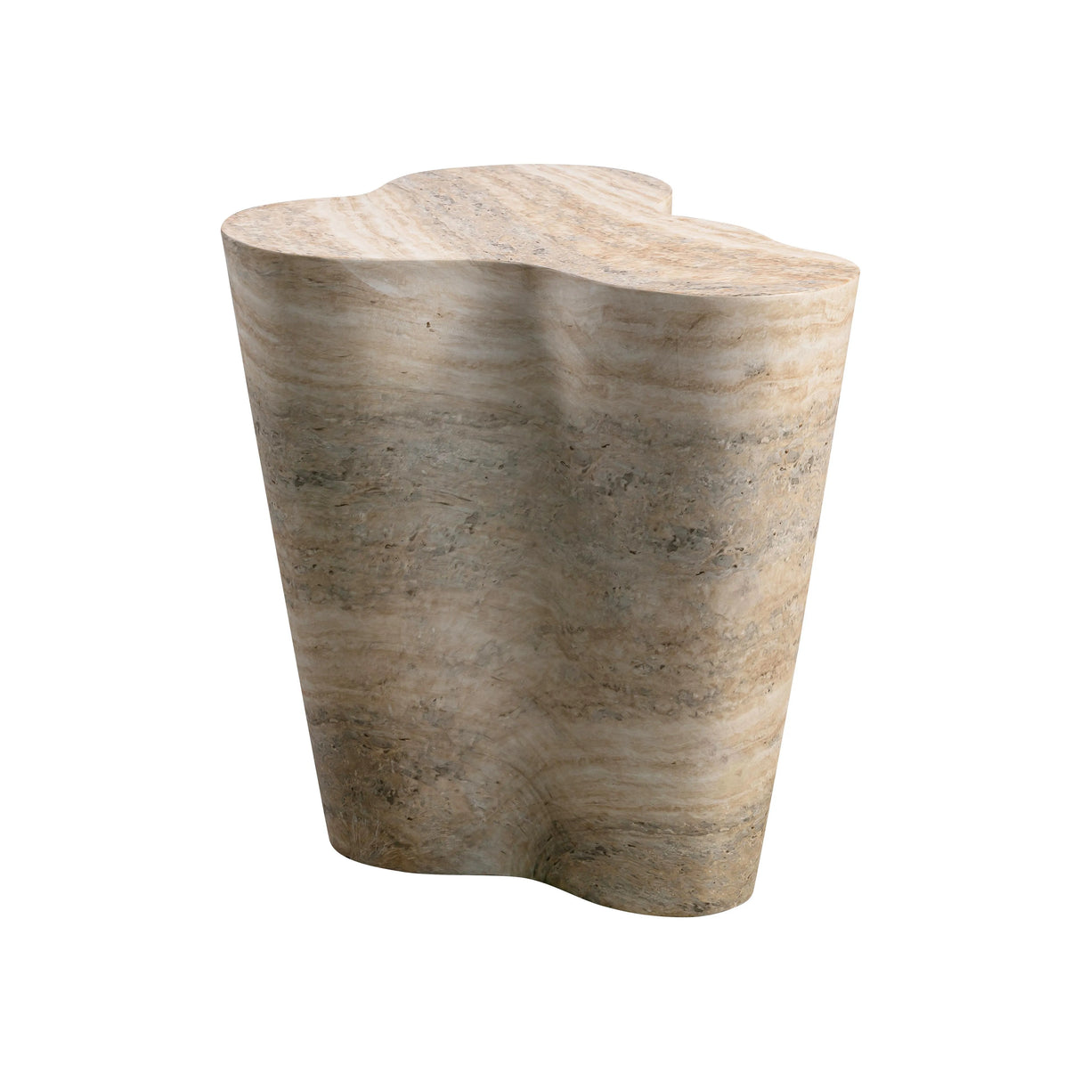 Slab Concrete Indoor / Outdoor Side Table by TOV Furniture at Eve Furniture