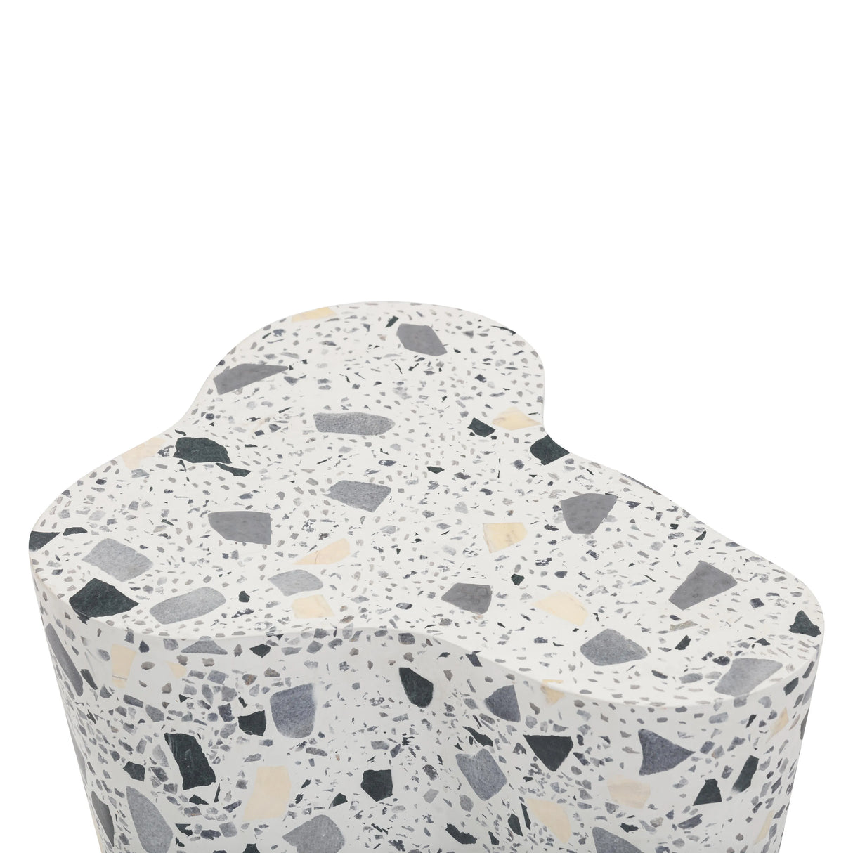 Slab Terrazzo Indoor/Outdoor Side Table by TOV Furniture at Eve Furniture